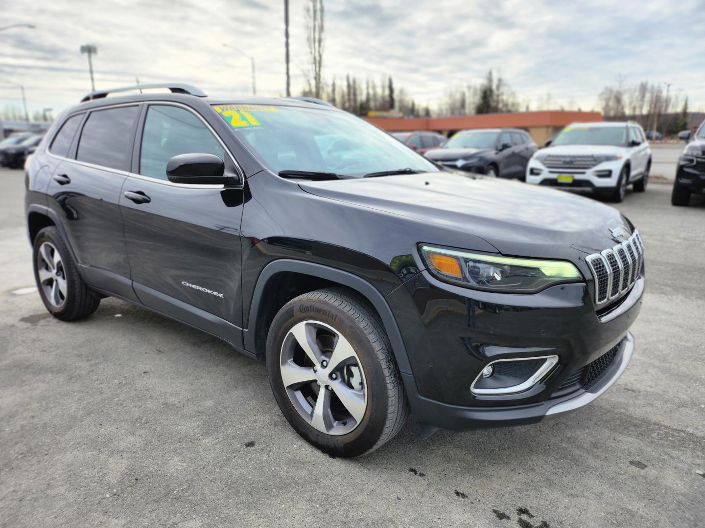 2021 BLACK /Black JEEP CHEROKEE LIMITED (1C4PJMDX6MD) with an 3.2L engine, Automatic transmission, located at 1960 Industrial Drive, Wasilla, 99654, (907) 274-2277, 61.573475, -149.400146 - Photo#7